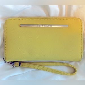yellow Steve Madden wallet